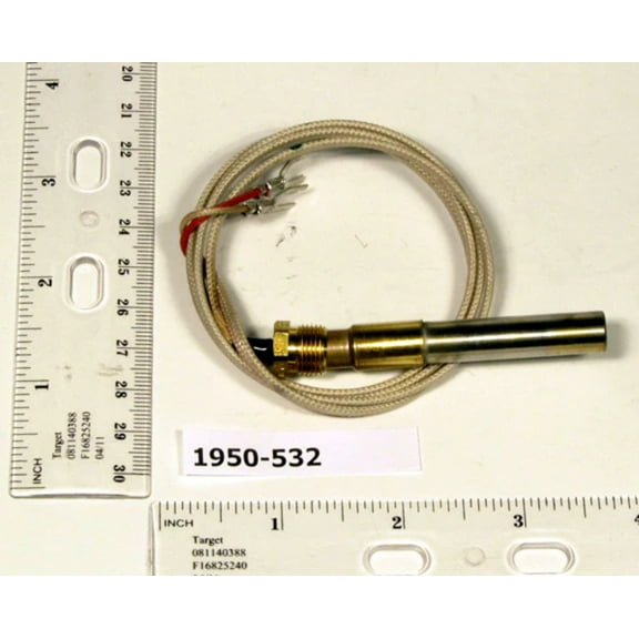 Robertshaw 1950-532 - 36 Thermopile With Terminals Without Pg9 Adapte 250-750mv
