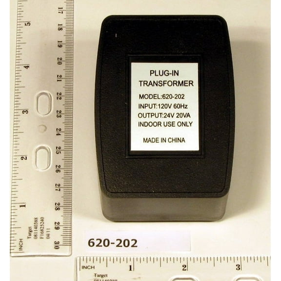 Robertshaw 620-202 - 120/24 Vac Plug In Transformer 20va