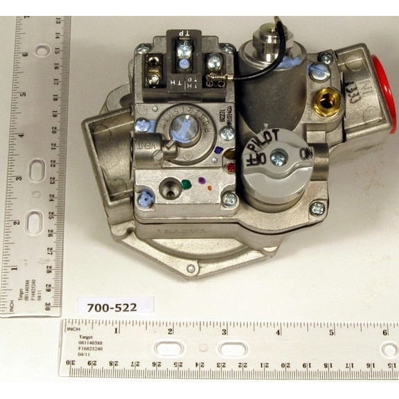 Robertshaw 700-522 1" X 1" Millivolt Gas Valve (600,000 BTU), replacement for RBS700-522