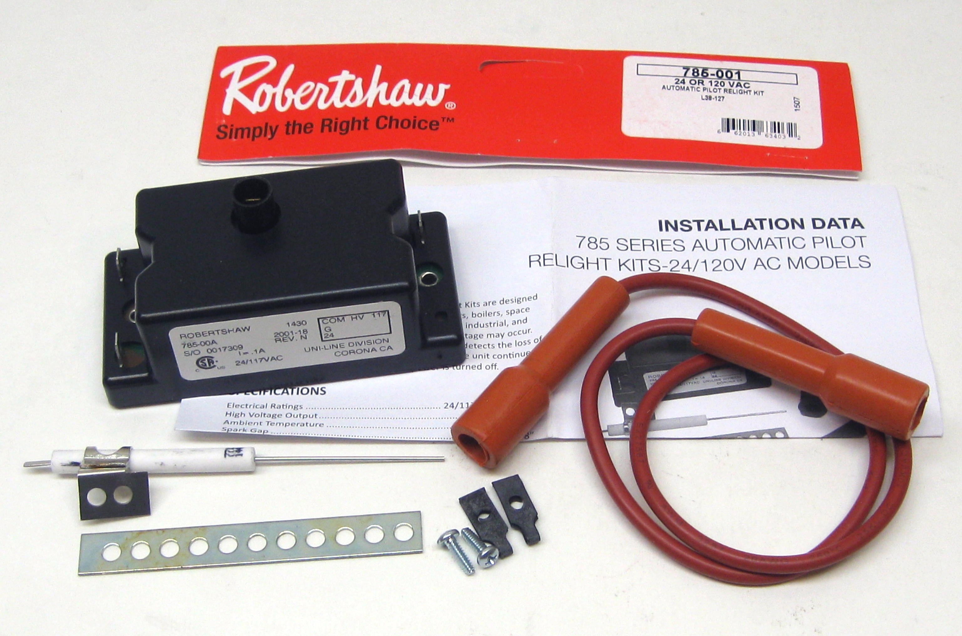 Robertshaw Automatic Pilot Relight Kit 785001