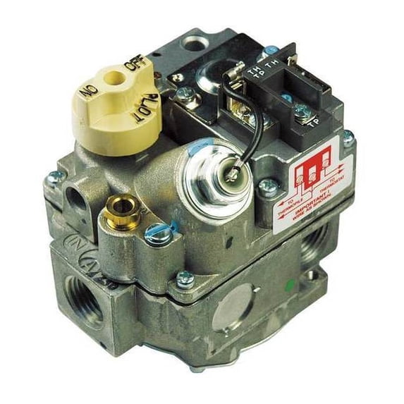 Robertshaw Gas Valve, Straight-Thru, 1/2 in, 100,000 BtuH 700-501
