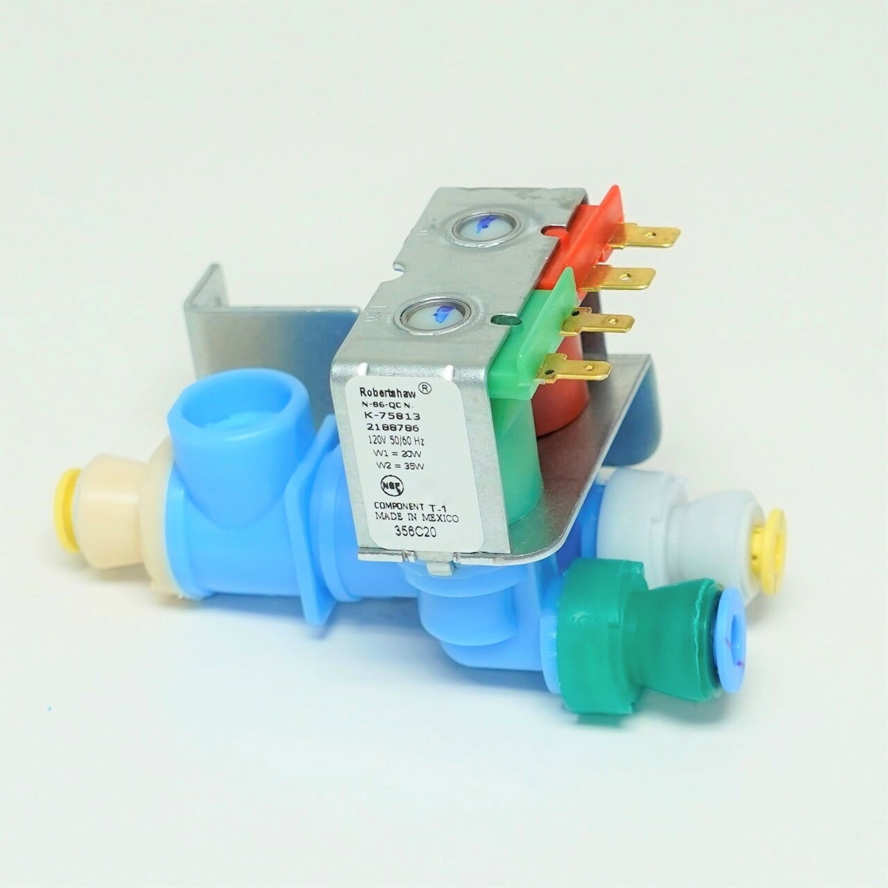 Robertshaw K-75813 Robertshaw K-75813 for Whirlpool 2188786 Refrigerator Water Inlet Solenoid Valve