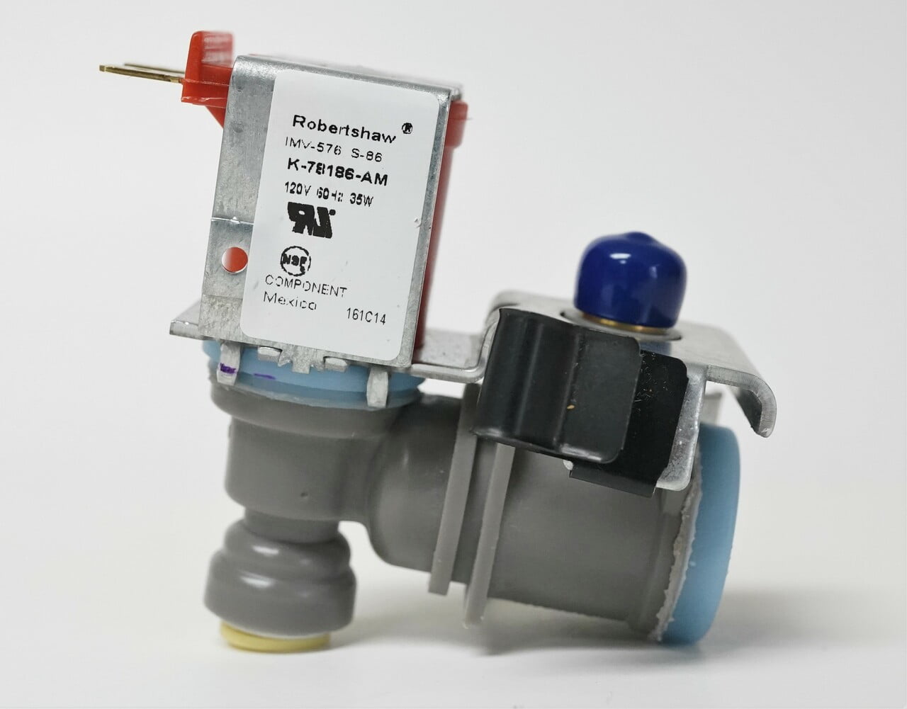 Robertshaw K-78186-AM K-78186 Refrigerator Ice Maker Water Valve for Whirlpool 2315576