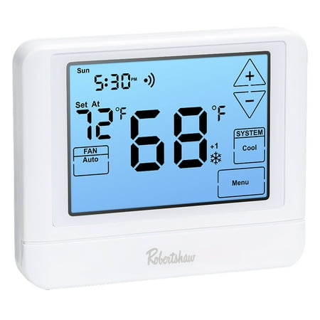 Robertshaw WiFi Programmable Multi-Stage Wall Thermostat Touchscreen RS10420T