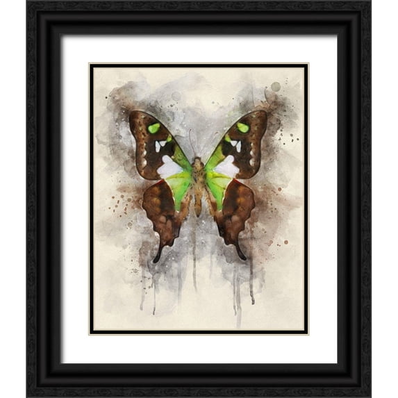 Robertson, Leda 15x18 Black Ornate Wood Framed with Double Matting Museum Art Print Titled - Natural Abstraction I
