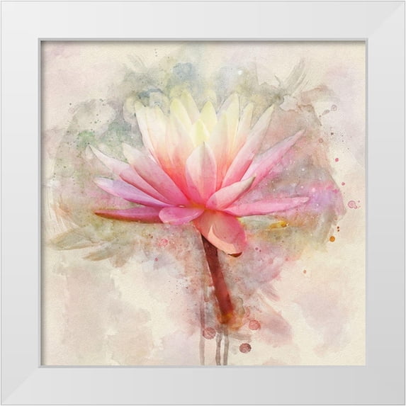Robertson, Leda 20x20 White Modern Wood Framed Museum Art Print Titled - Pretty in Pastel I
