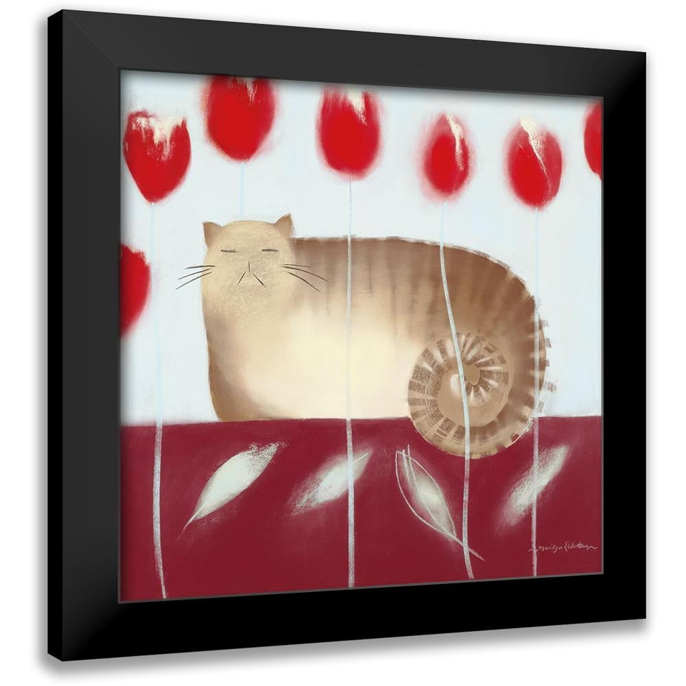 Affiche Art Marilyn Robertson - Rot und Schwarz II 50x60cm main image 0