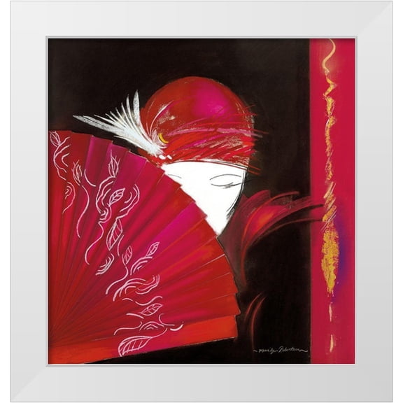 Robertson, Marilyn 12x12 White Modern Wood Framed Museum Art Print Titled - GEMINI II