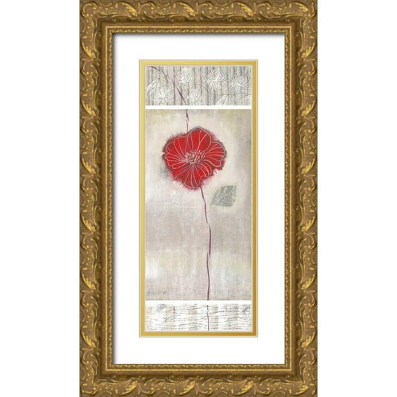 Robertson, Marilyn 12x24 Gold Ornate Wood Framed with Double Matting Museum Art Print Titled - LINEN II