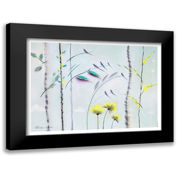 Robertson, Marilyn 14x11 Black Modern Framed Museum Art Print Titled - Mimosa II