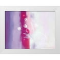 thumbnail image 1 of Robertson, Marilyn 14x12 White Modern Wood Framed Museum Art Print Titled - Floral ILLUSIONS I, 1 of 4