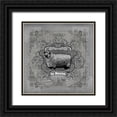 thumbnail image 1 of Robertson, Walter  15x15 Black Ornate Wood Framed with Double Matting Museum Art Print Titled - Filigree Sheep, 1 of 4