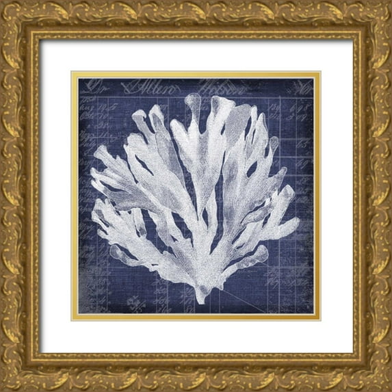 Robertson, Walter 15x15 Gold Ornate Wood Framed with Double Matting Museum Art Print Titled - Seaweed Document 3