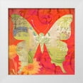 thumbnail image 1 of Robertson, Walter  15x15 White Modern Wood Framed Museum Art Print Titled - Red Pop Butterfly, 1 of 4