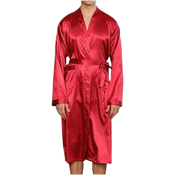 Viikei Robes for Men,Viikei Mens Robes,Warm Soft Plush Mens Robe with Hood,Plus Size Plus Thick Robe for Men with Side Pocket and Belt,Bathrobes for Men Gifts