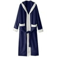 thumbnail image 1 of Viikei Robes for Men,Viikei Mens Robes,Warm Soft Plush Mens Robe with Hood,Plus Size Plus Thick Robe for Men with Side Pocket and Belt,Bathrobes for Men Gifts, 1 of 6