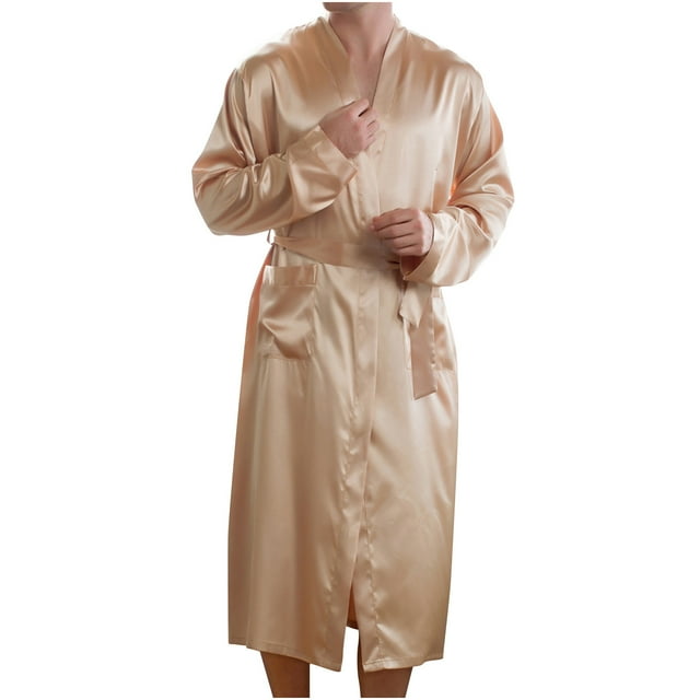 Robes for Men, Viikei Mens Robes, Warm Soft Plush Mens Robe with Hood