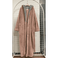 thumbnail image 1 of Robes for Women, LOFIR Full-Length Hooded Fleece Womens Robe, Soft Plush Long Bathrobe with Side Pockets, Winter Warm Housecoat Sleepwear Gift for Women, Taupe, 2XL, 1 of 1