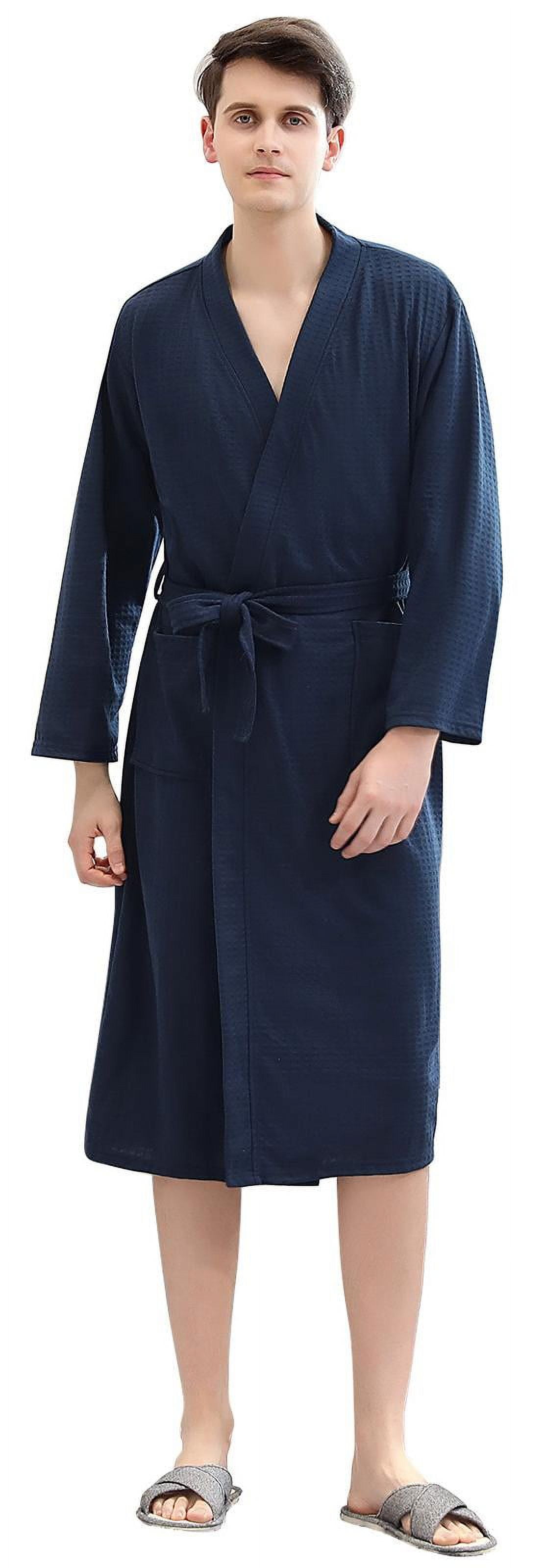 Robes for Men, PUTUO Mens Robe, Lightweight Soft Spa Nightgowns Pajamas