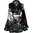 thumbnail image 1 of Robes for Women,Japanese Kimono Women Robe,Floral Kimonos for Women, Complete with Bowknot and Belt,Womens Robes, 1 of 14