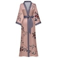 Robes for Women, LOFIR Womens Long Silk Kimono Robes, Satin Silky