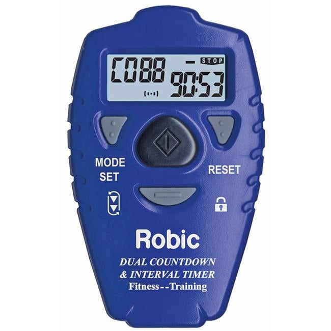 Robic Timer Robic 1399654 Sc513 Dual Interval Training Timer - Walmart.com