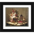 thumbnail image 1 of Robie, Jean Baptiste 17x15 Black Ornate Wood Framed with Double Matting Museum Art Print Titled - Tulips and other flowers, 1 of 4