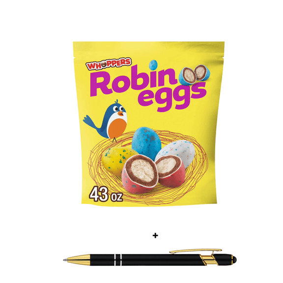 Robin Eggs Malted Milk Balls, Easter Candy 43 oz.