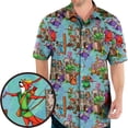 thumbnail image 1 of Robin Hood Characters Button Shirt, Little John Sir Hiss Prince John Hawaiian Shirt, Disney Shirt, Disneyland Summer Trip,Magic Kingdom, 1 of 6