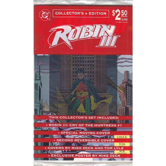 Robin III: Cry of the Huntress #1 (with poster) VF ; DC Comic Book