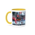 thumbnail image 1 of Robin In The Mountain Ash Tree 2, 11oz Two-Tone Yellow Mug, 1 of 7