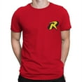 thumbnail image 1 of Robin Logo S/S Adult 18/1 Red Bm1854, 1 of 4