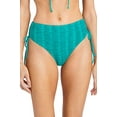 thumbnail image 1 of Robin Piccone Sahara High-Waist Bottoms Aqua Teal LG (US 12-14), 1 of 2
