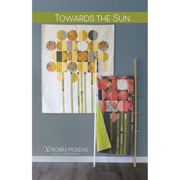 Robin Pickens Towards the Sun Wall Quilt Pattern Najes 40" x 50" Wallhanging