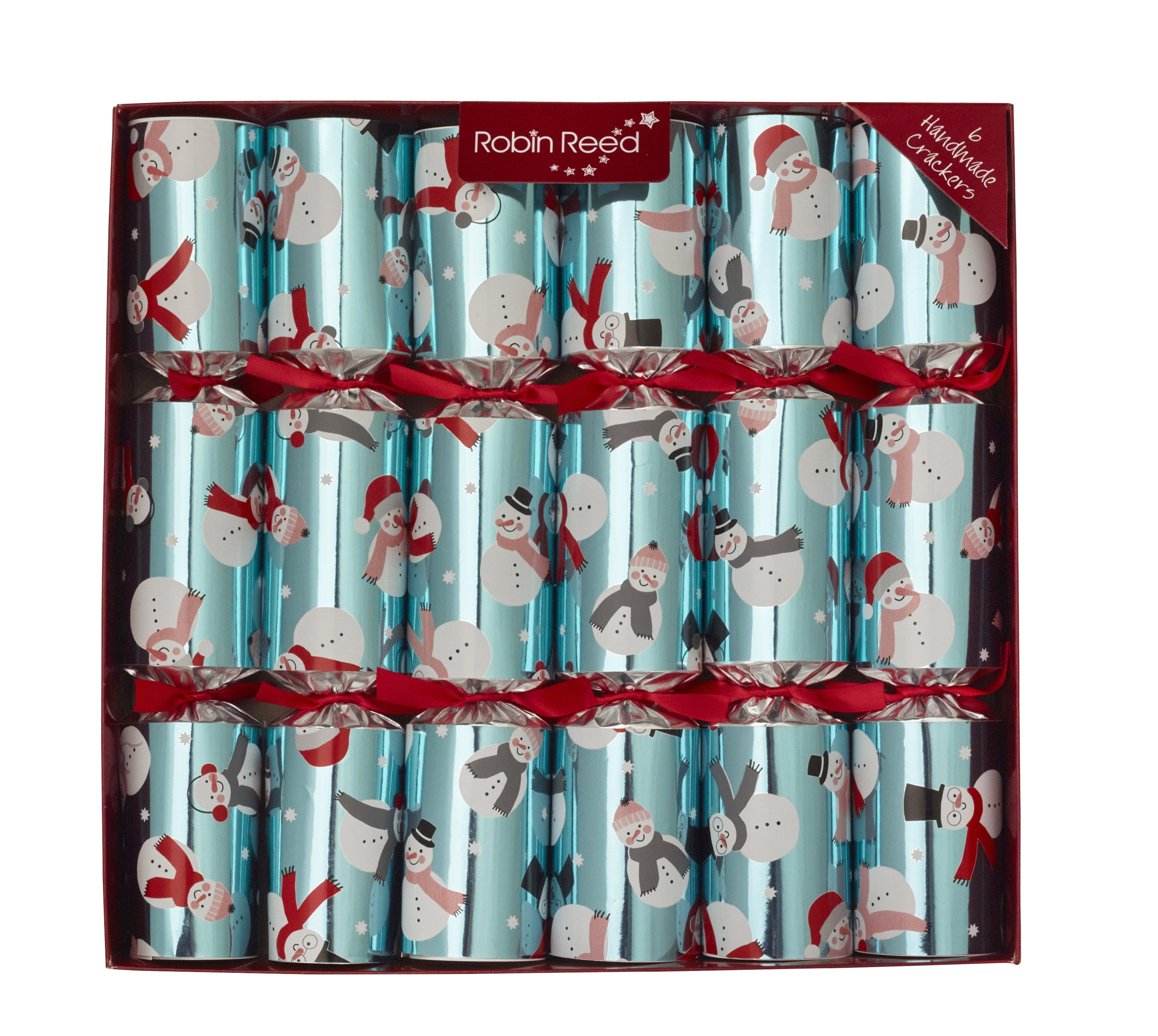 Robin Reed Christmas Crackers Racing Snowman Ice Shine Party Crackers