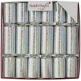 thumbnail image 1 of Robin Reed English Holiday Christmas Crackers - Silver Sparkle, 12 Count, 1 of 2
