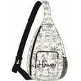 thumbnail image 1 of Robin Ruth Hawaii Off Shoulder Backpack with Single Strap in Silver Durable Fabric, 1 of 1