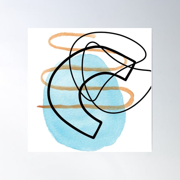 Robin’S Blue Egg 4 (Small Pattern) Poster Wall Art, Modern Wall Decor For Living Room Bedroom, 24x36 UNFRAMED