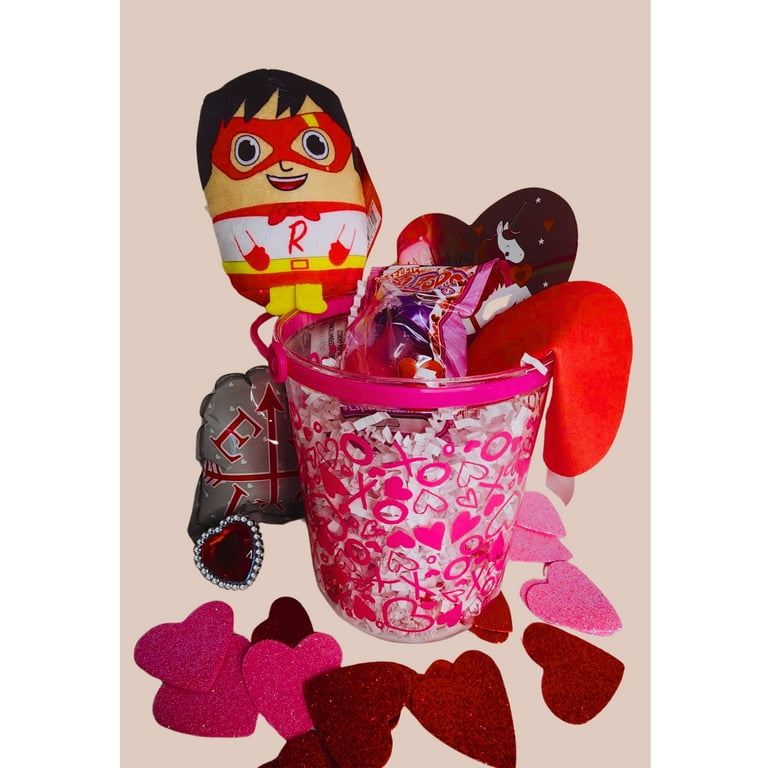 Robin Sidekick Happy Valentine's Valentine Valentines Gift Basket