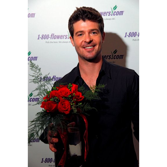 Robin Thicke poster Metal Sign Art Print 8x12 Unframed, Age: Adults Poster Time