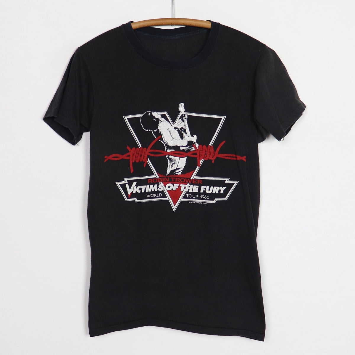 T-shirt Unisexe Robin Trower - Blanc, Manches Courtes, Tailles S à 5XL - Neuf Avec étiquettes