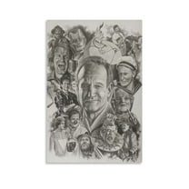 Robin Williams Wall Art Poster Cool Artworks Painting Wall Art Canvas Prints Hanging Picture Home Decor Posters Gift 12x18inch(30x45cm)