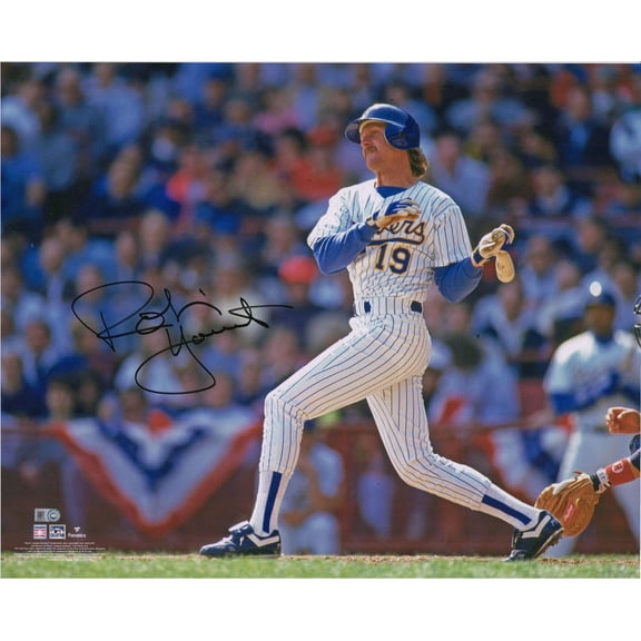 Robin Yount Milwaukee Brewers Autographed 16" x 20" Hitting Photograph - Fanatics Authentic Certified