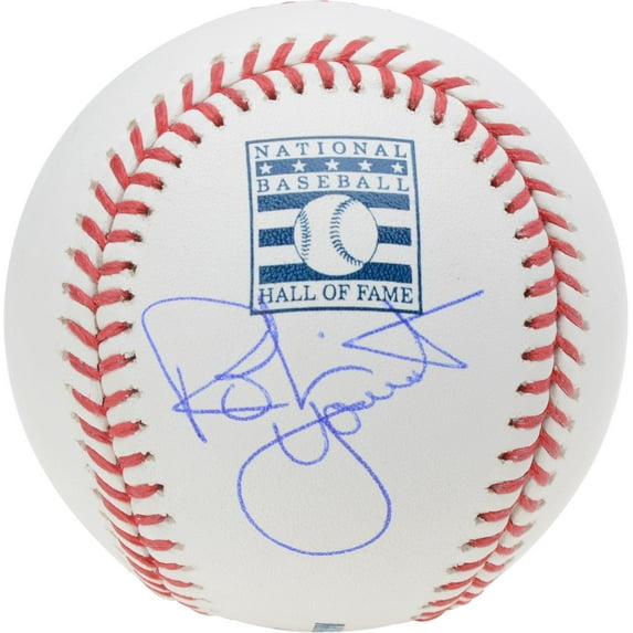 Robin Yount Milwaukee Brewers Autographed Hall of Fame Logo Baseball - Fanatics Authentic Certified