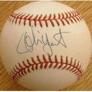 Robin Yount autographed Rawlings American League baseball JSA