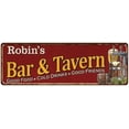 thumbnail image 1 of Robin's Bar and Tavern Red Chic Sign Man Cave Decor Gift 6x18 206180002220, 1 of 1