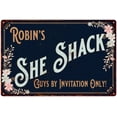 thumbnail image 1 of Robin's SHE SHACK Sign Metal Wall Decor 12 x 18 Matte Finish Metal 112180060103, 1 of 1