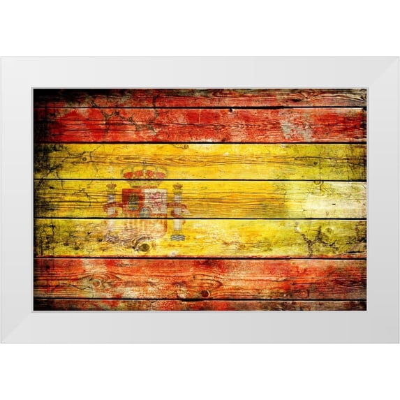Robins, John H. 14x11 White Modern Wood Framed Museum Art Print Titled - Spain 2