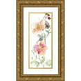 thumbnail image 1 of Robinson, Carol 10x18 Gold Ornate Wood Framed with Double Matting Museum Art Print Titled - Trailing Blooms II, 1 of 4