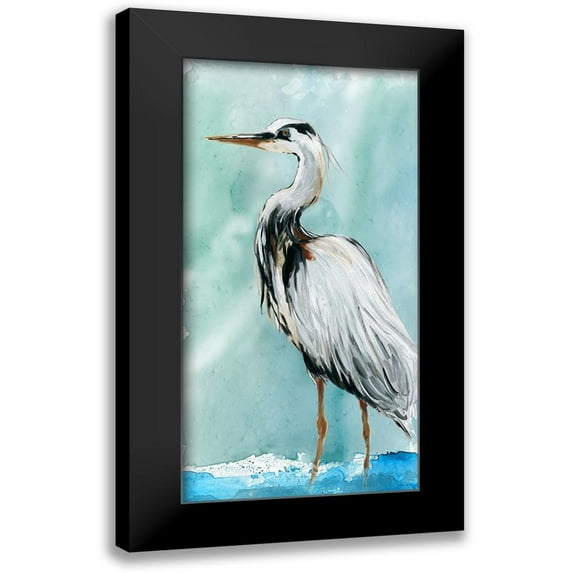 Robinson, Carol 11x18 Black Modern Framed Museum Art Print Titled - Delray Crane II